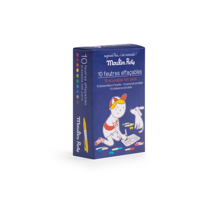 Erasable Felt Pens 10 - Moulin Roty 