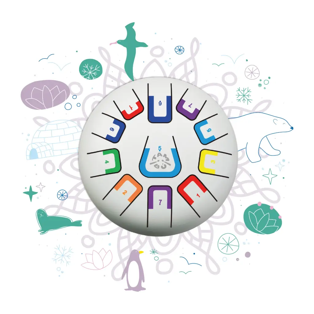 8" Tambu 11 Tones ICEBERG DREAM