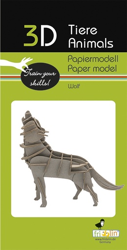 [12419] Wolf 3-D Paper Model