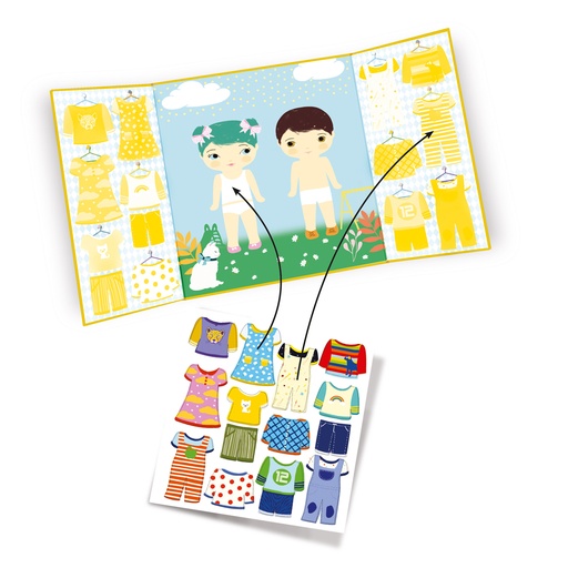 [12921] Clothes Repositionable Stickers