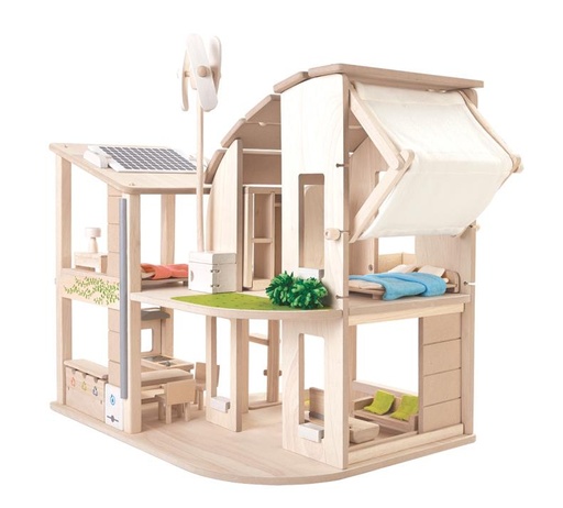 [2018] Green Dollhouse With Furniture