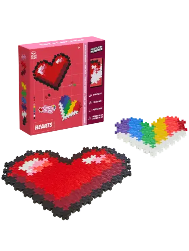 [14126] Hearts - 250pc Puzzle By Number