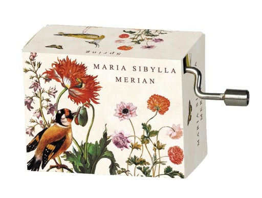 [13610] Music Box - Vivaldi's "Spring" with Flower Art