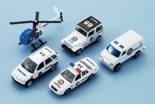 [9838] Police 5pc City Team Gift Set