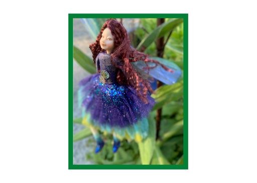 [12389] Aurora - Glitter Purple/White