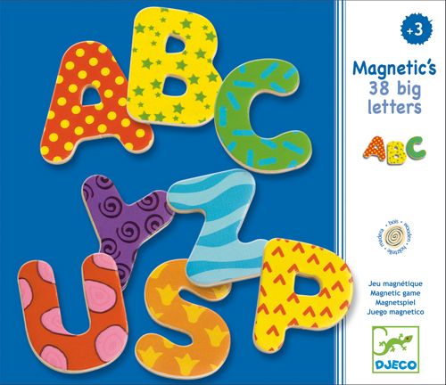 [5057] Big Magnetic Uppercase Letters - 38pcs
