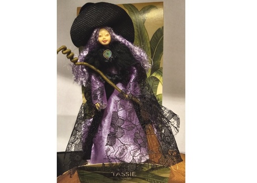 [16304] Witch; Purple Hair, Purple Dress