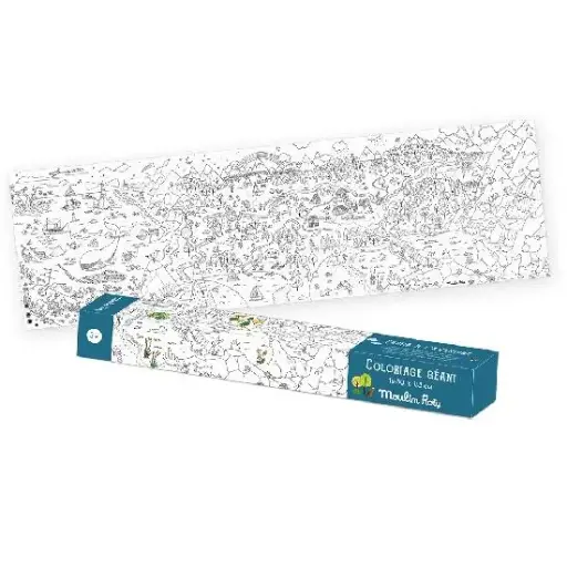 [15092] Giant Colouring Poster - Moulin Roty
