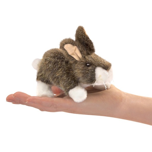 [9483] Mini Cottontail Rabbit Finger Puppet