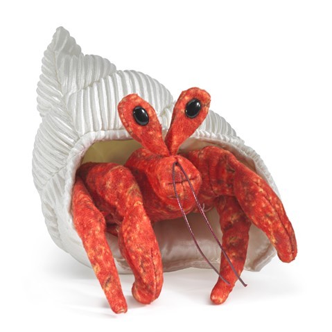 [11513] Mini Hermit Crab Finger Puppet