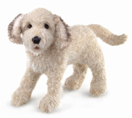 [11895] Labradoodle Dog Puppet