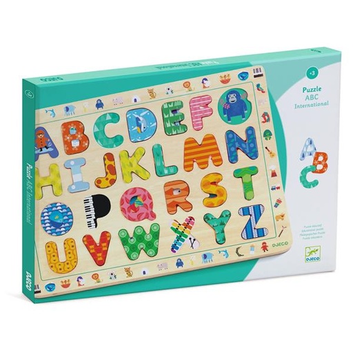 [16776] Wooden Alphabet Puzzle - 26pcs