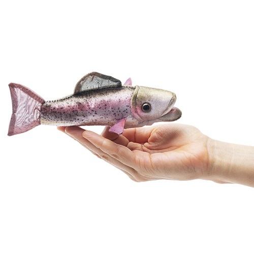 [11516] Mini Rainbow Trout Finger Puppet