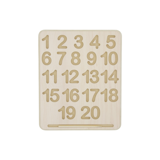 [14617] Wooden Tracing Board - Numbers