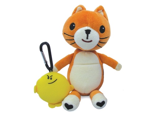 [15433] Cat in a Canvas Bag Mini Character 6"