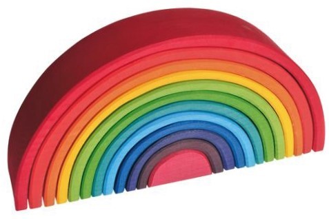 [6026] Rainbow - 12pc, Large