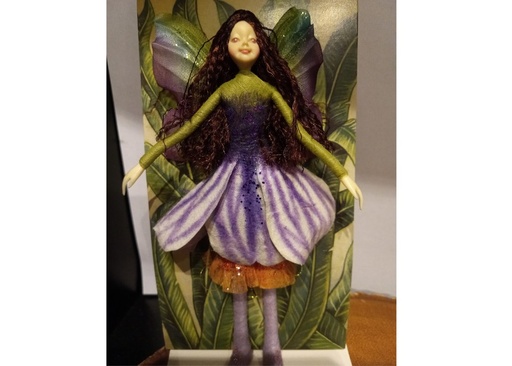 [16294] Miranda Floral Fairy Purple/Orange