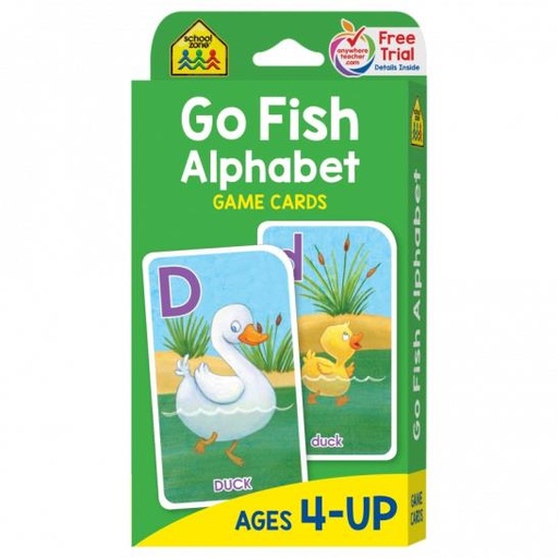 [2201] Go Fish Alphabet Flash Cards