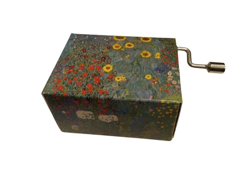[14305] Music Box - Free as the Wind with Klimt's 'Farm Garden'