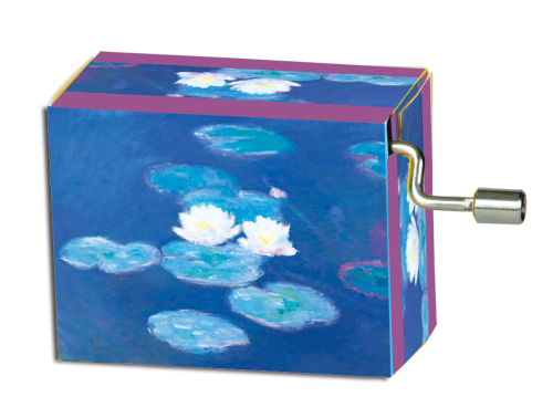 [13386] Music Box - Vivaldi's Four Seasons - Spring with Monet's 'Water Lilies' Art