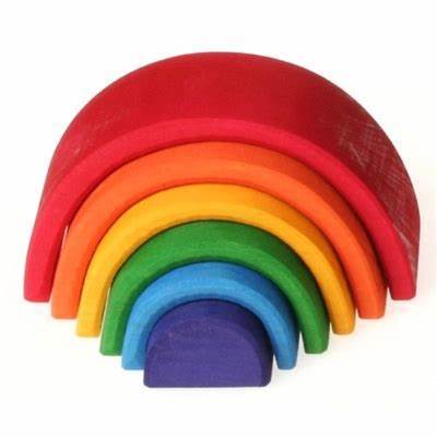 [3657] Rainbow - Small, 6pcs