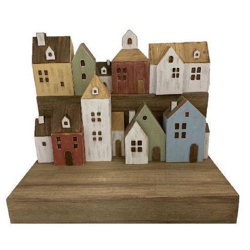 [12461] Town - Houses Set, 10pcs
