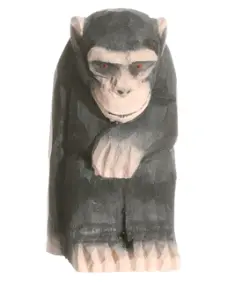 [16929] Chimpanzee Animal Toy - Wooden