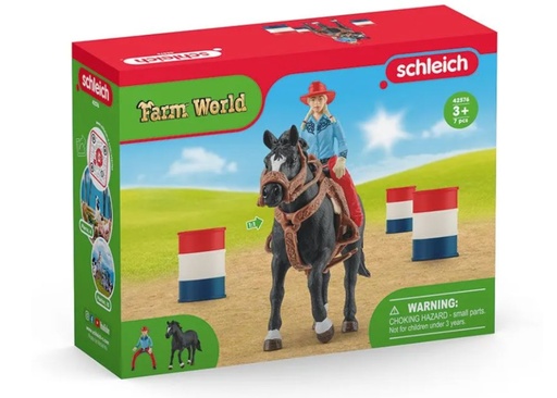 [14688] Cowgirl Barrel Racing Fun
