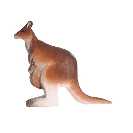 [17057] Kangaroo Animal Toy - Wooden