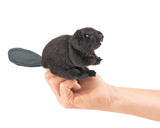 [3421] Mini Beaver Finger Puppet