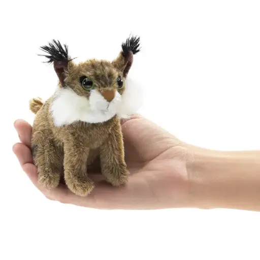 [4844] Mini Bobcat Finger Puppet