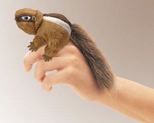 [4846] Mini Chipmunk Finger Puppet