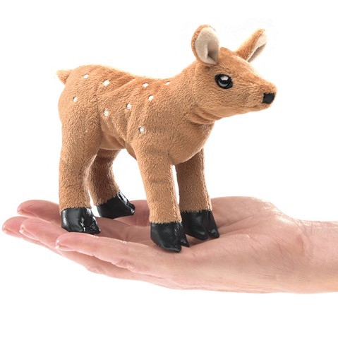 [4847] Mini Fawn Finger Puppet