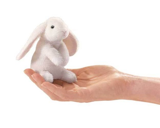 [4851] Mini Lop Ear Rabbit Finger Puppet