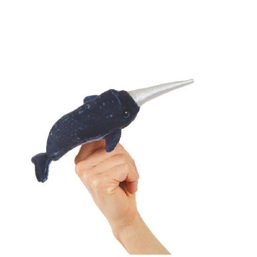 [13550] Mini Narwhal Finger Puppet