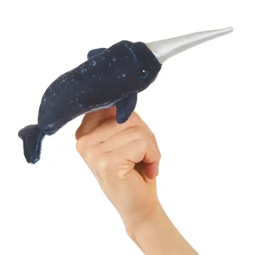 [13550] Mini Narwhal Finger Puppet
