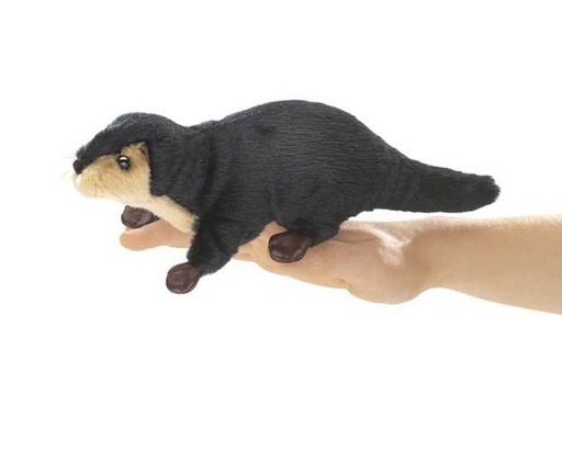 [7780] Mini River Otter Finger Puppet