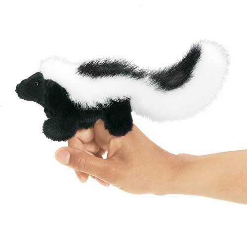 [4854] Mini Skunk Finger Puppet