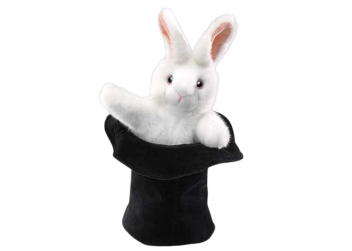 [15059] Rabbit In Hat Puppet