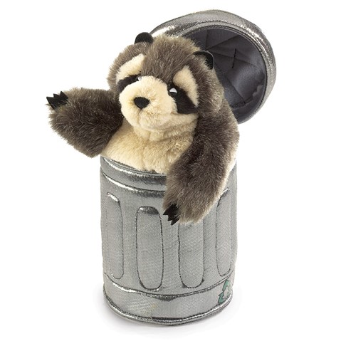 [10312] Raccoon in (Garbage) Can Puppet