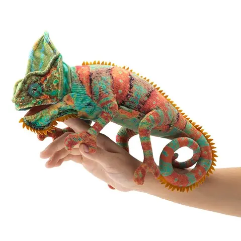 [10765] Small Chameleon Puppet