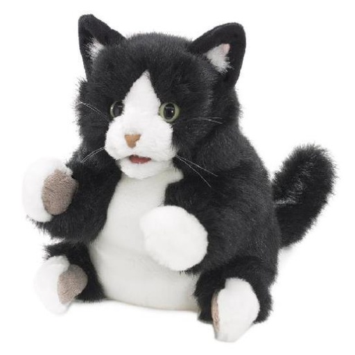 [13551] Tuxedo Kitten Puppet