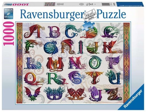 [13741] 1000pc Dragon Alphabet