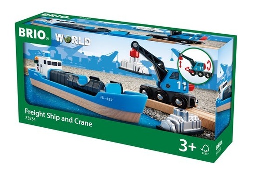 [9540] Freight Ship and Crane