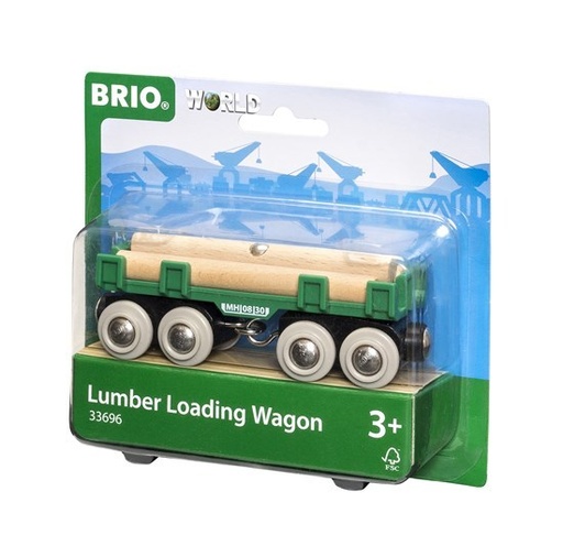 [9896] Lumber Loading Wagon