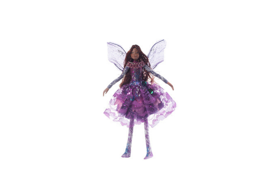 [12397] Jewel Fairy - Purple, Lace, Brown Hair