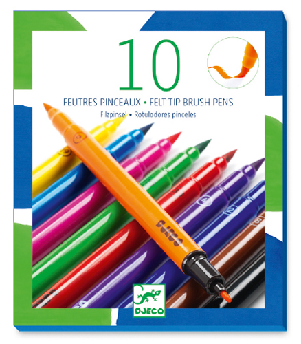 [9577] 10 Classic Felt Brushes