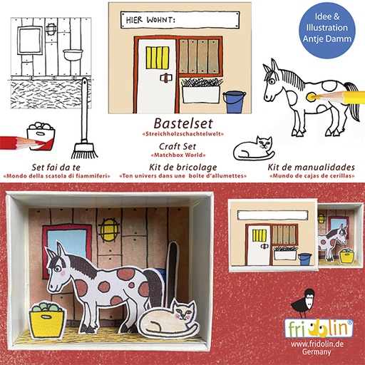 [17537] Craft Kit, Horse in Stable