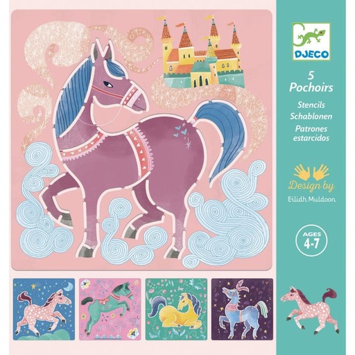 [14974] Horses Stencils