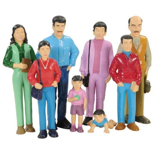 [12250] Hispanic Family - Set of 8